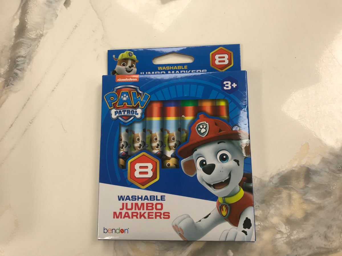 Jumbo Markers 8 count Paw Patrol