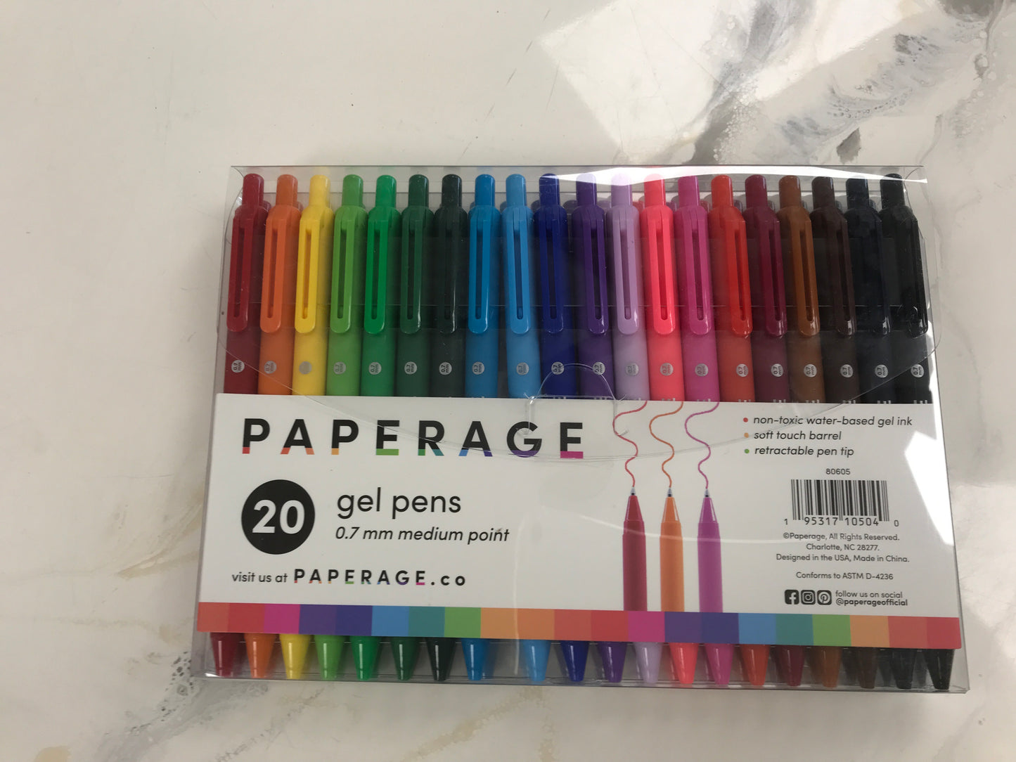 Paperage 20 Gel Pens