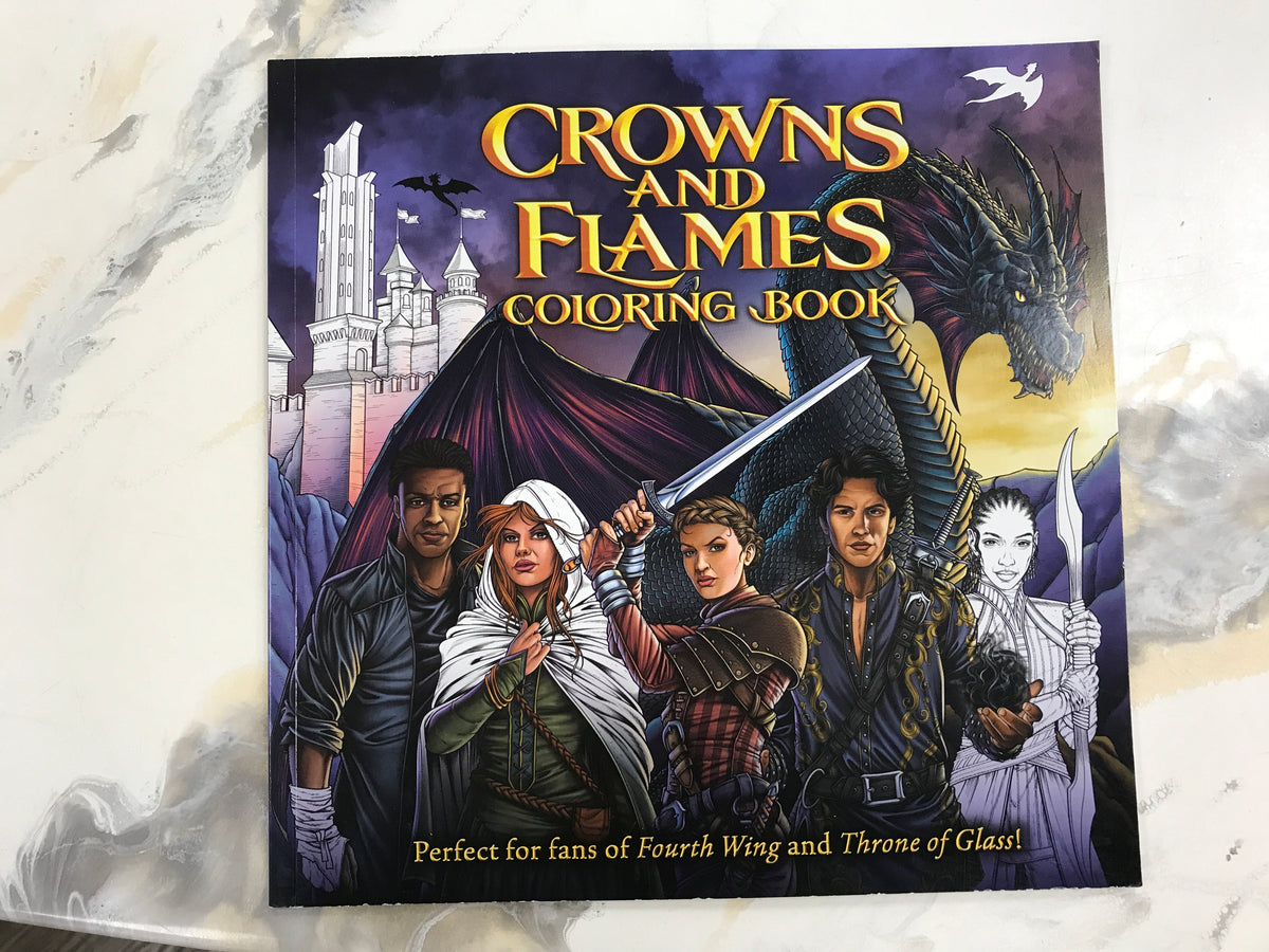 Crowns & Flames Coloring Book