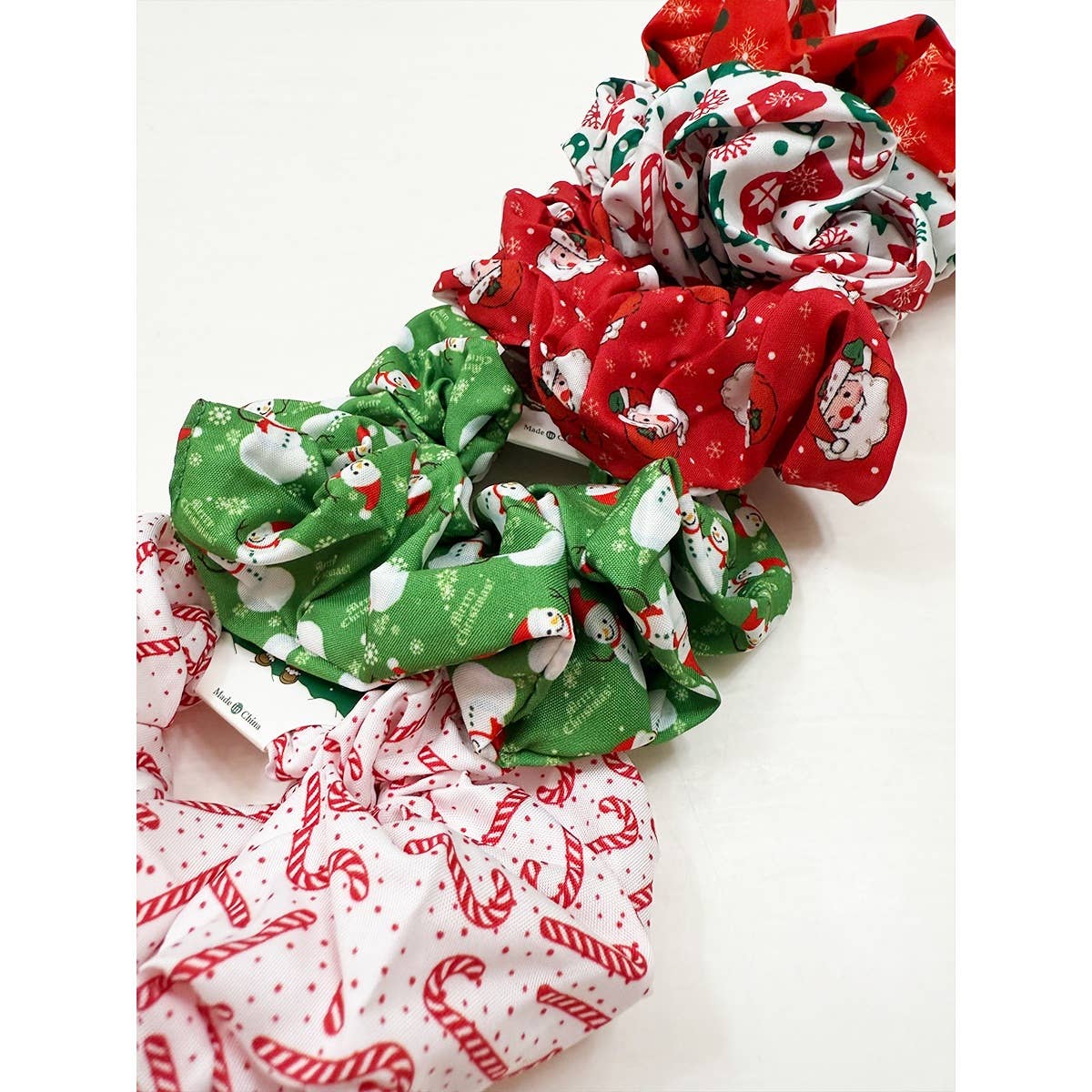 Christmas Cute Designs Mixed Scrunchie