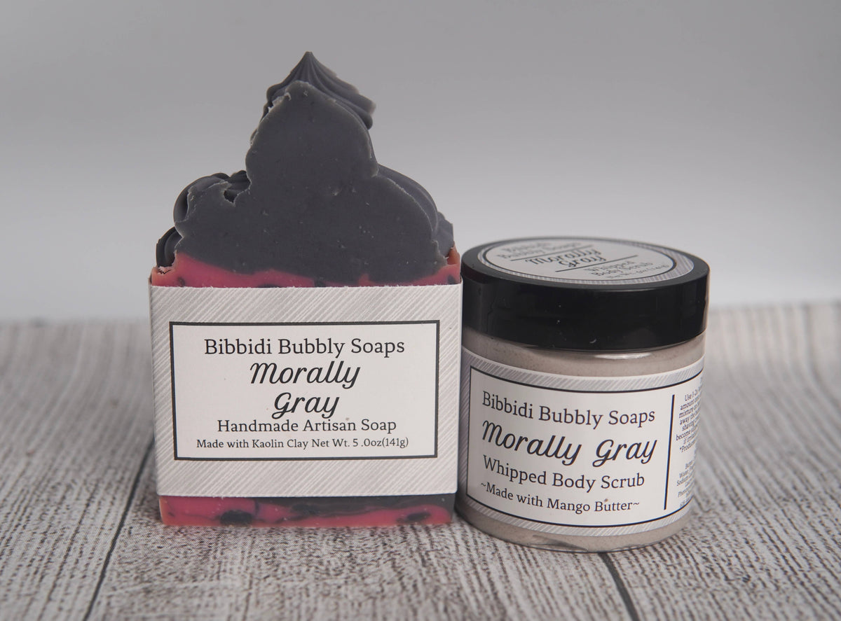 Morally Grey Frosted Bar Soap Bookish Fantasy Romance