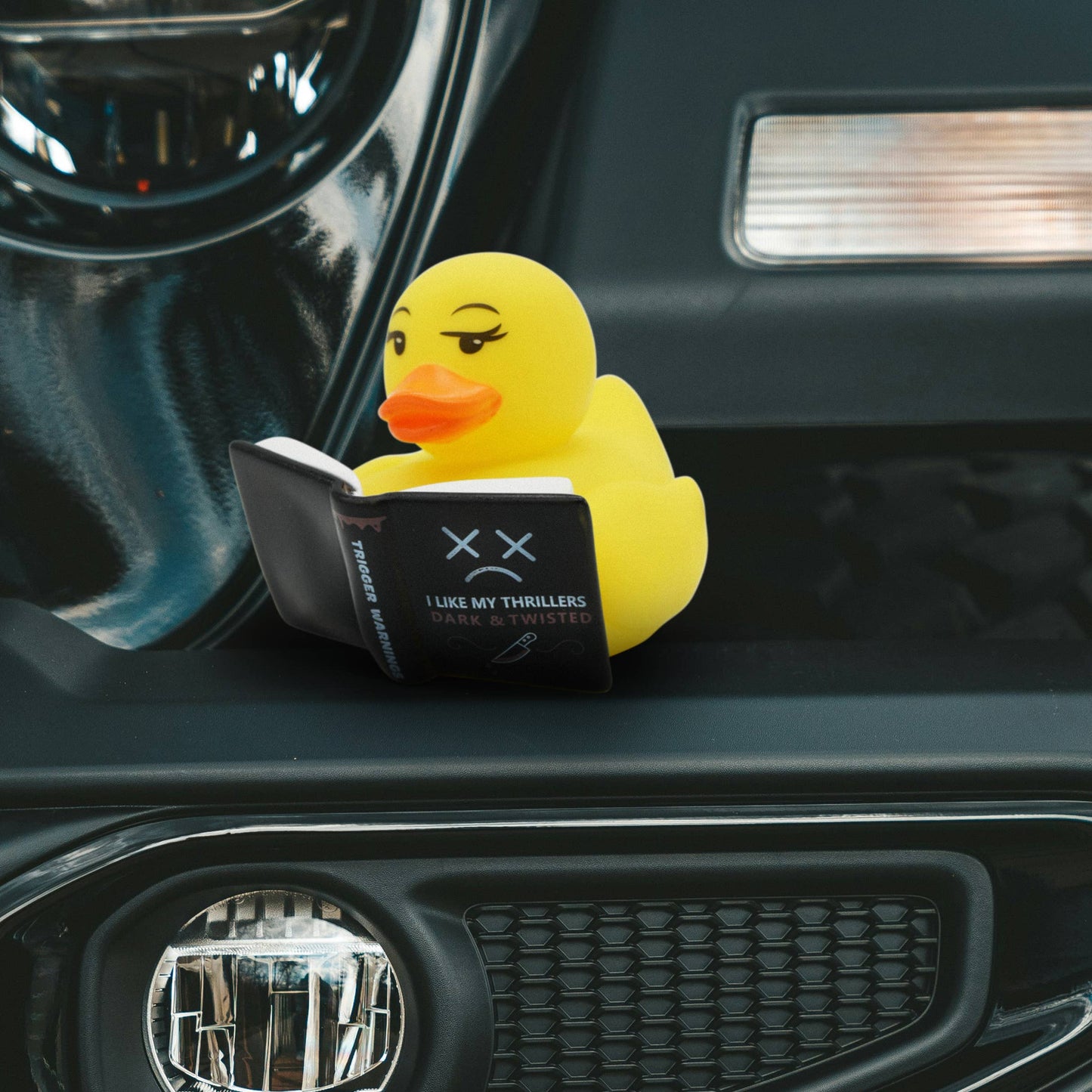 “I Like My Thrillers Dark & Twisted” Rubber Duck