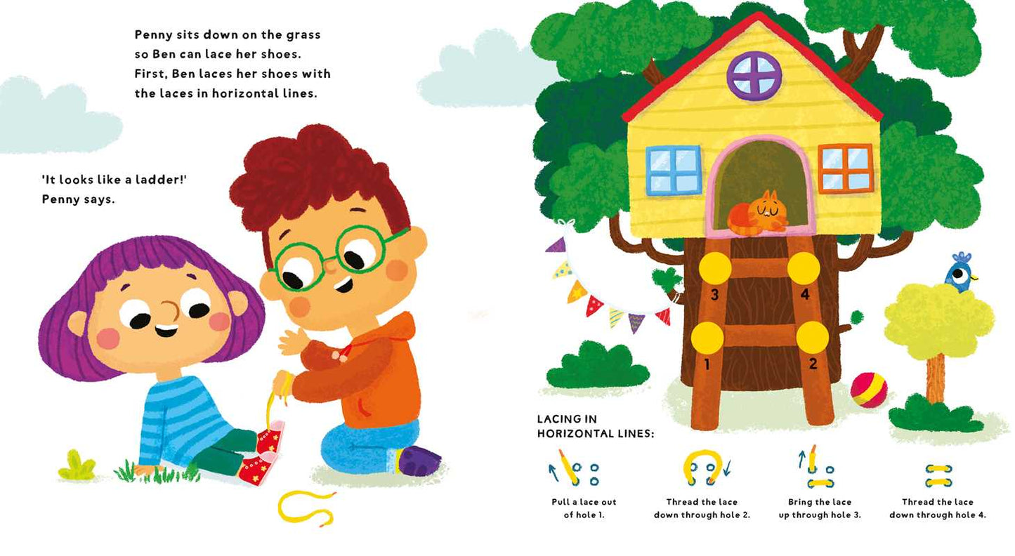 Yes I Can! Tie My Shoes by Little Genius Books
