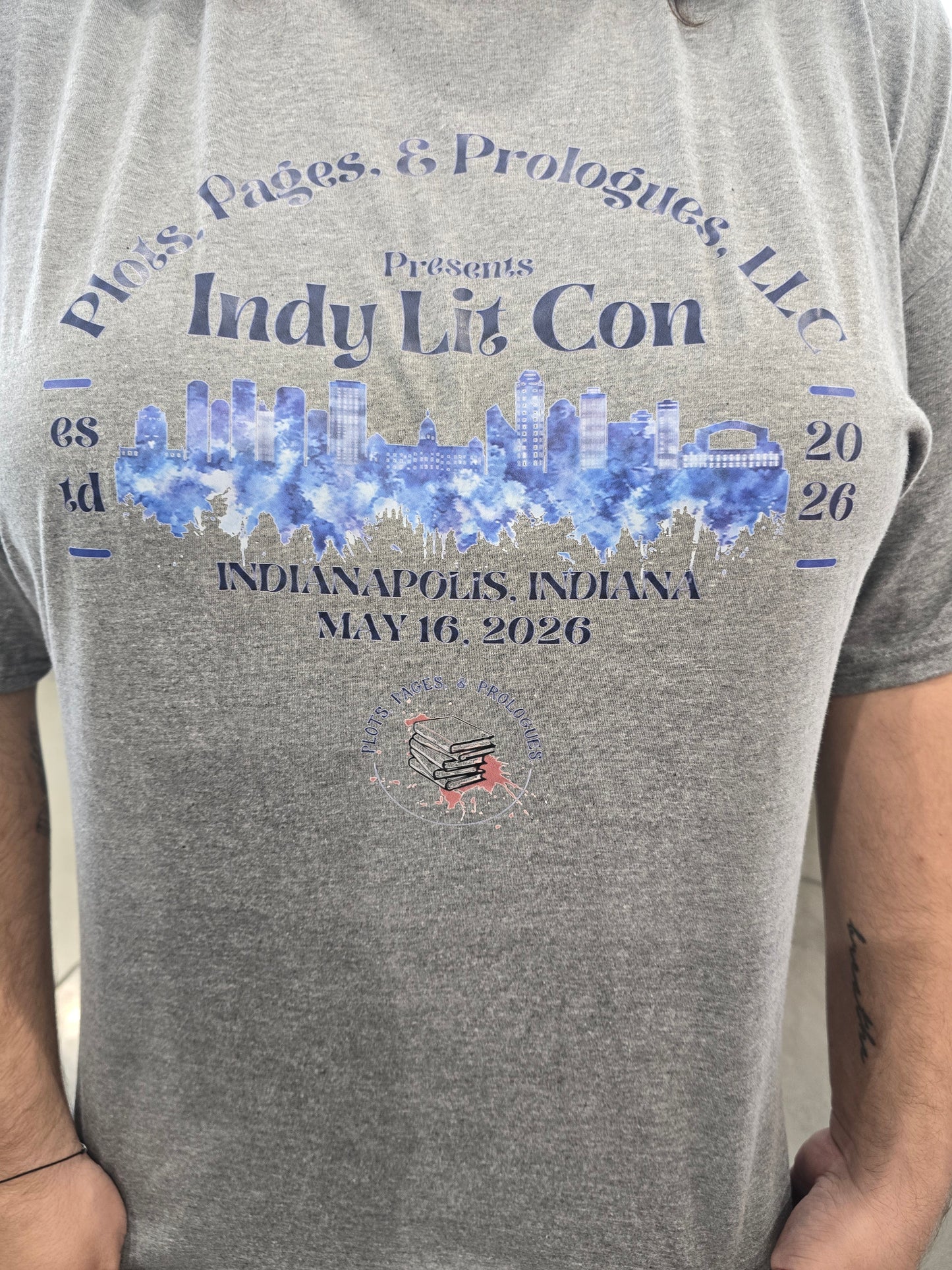Indy lit con tshirt