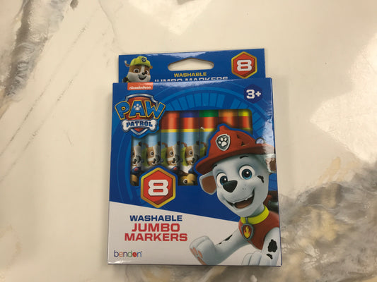 Jumbo Markers 8 count Paw Patrol