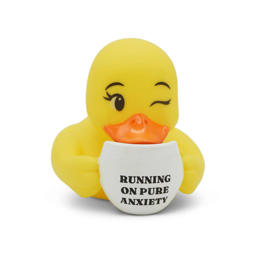 “Running on Pure Anxiety.” Rubber Duck