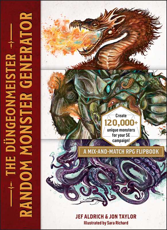 Düngeonmeister Random Monster Generator by Jef Aldrich