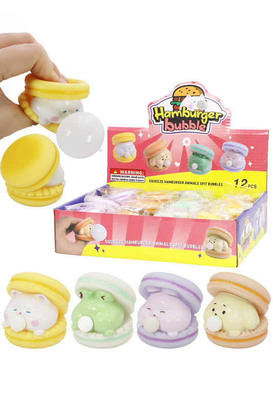Drooling Sleepy Macaron Animal Squishy Toy