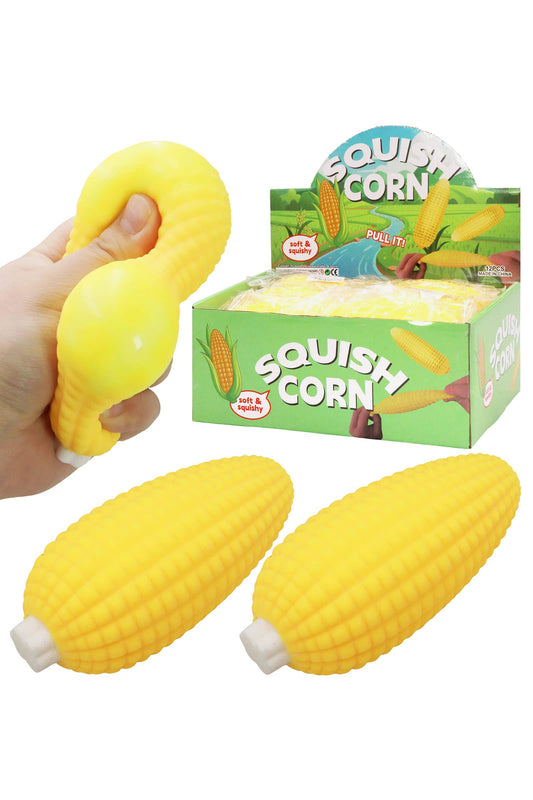 Corn Soft Slime Filled Squishy Toy - 12 Pcs