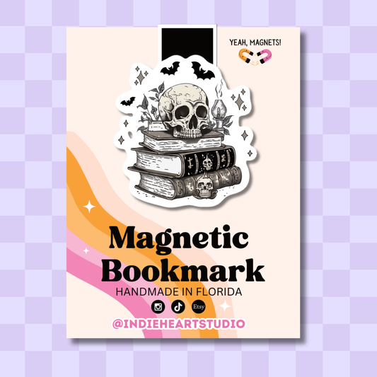 Dark Academia Magnetic Bookmark 