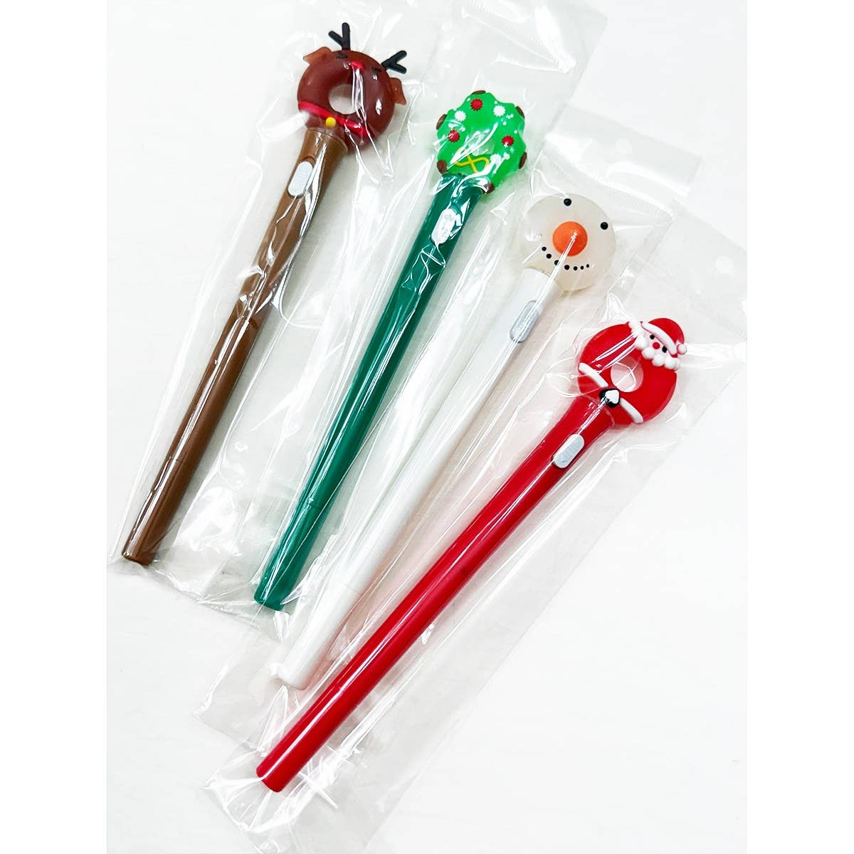 Christmas Theme Light Up Ball Point Pen