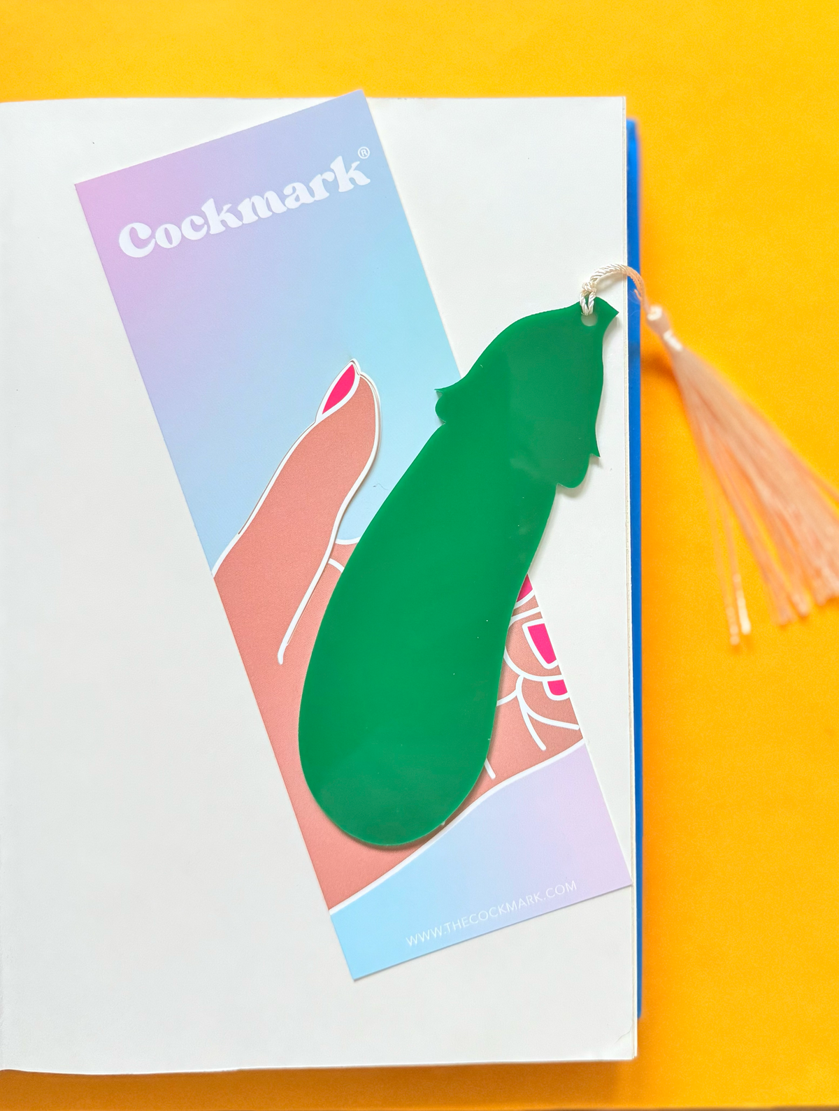 Eggplant Cockmark Bookmark