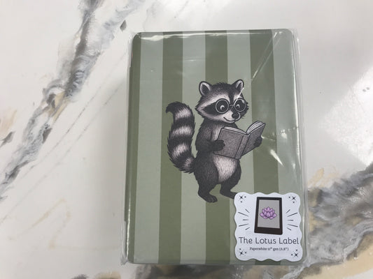 Reading Raccoon Kindle Case