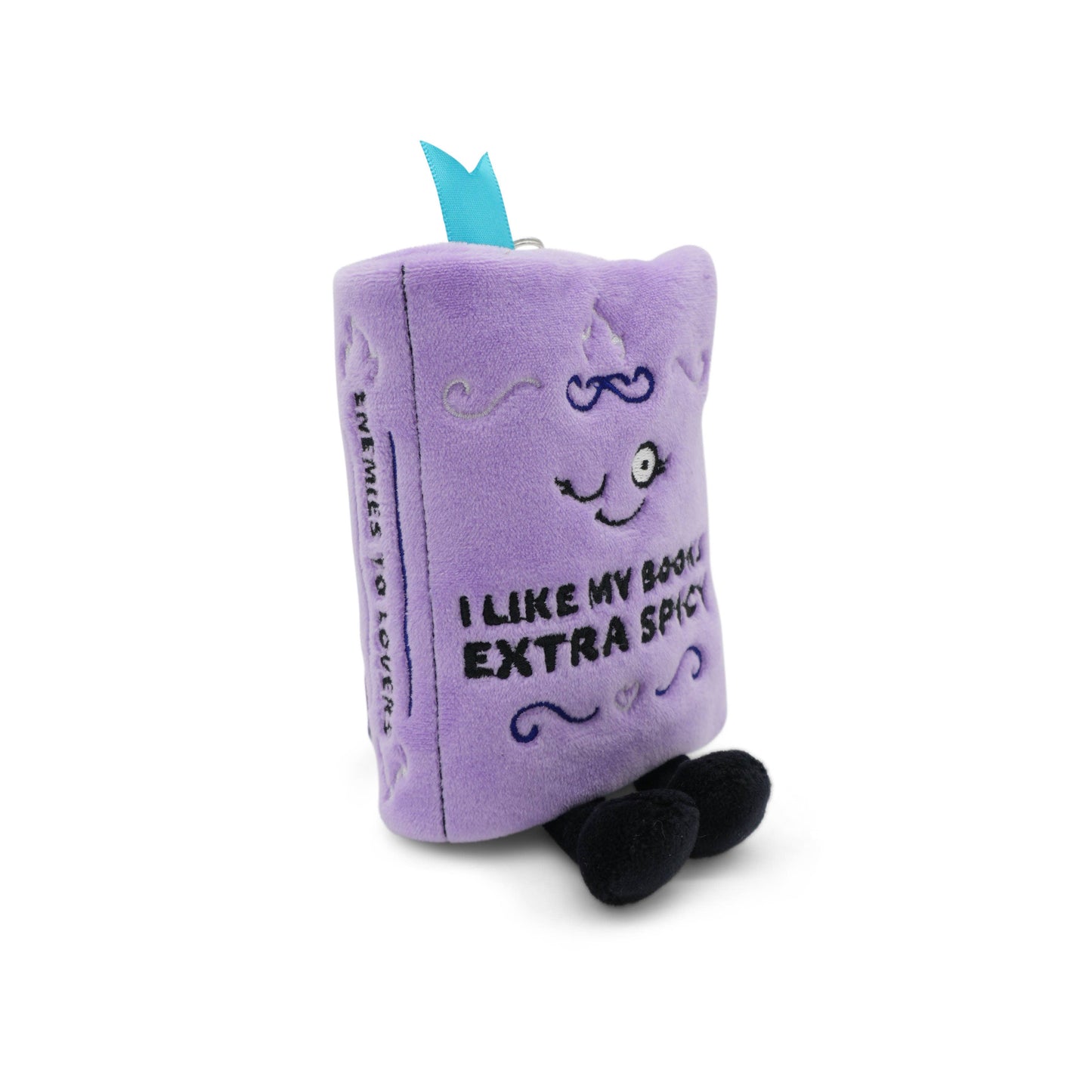 "I Like My Books Extra Spicy" Book Plush Bag Charm