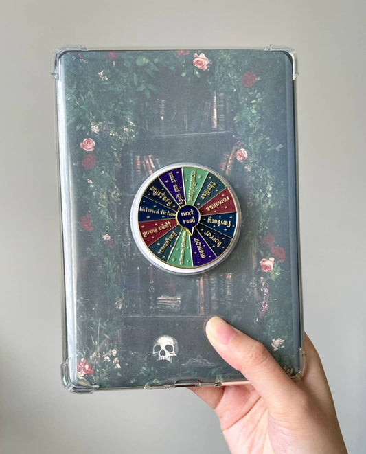 Dark Academia Book Genre Kindle Grip, Kindle Holder, Spinner