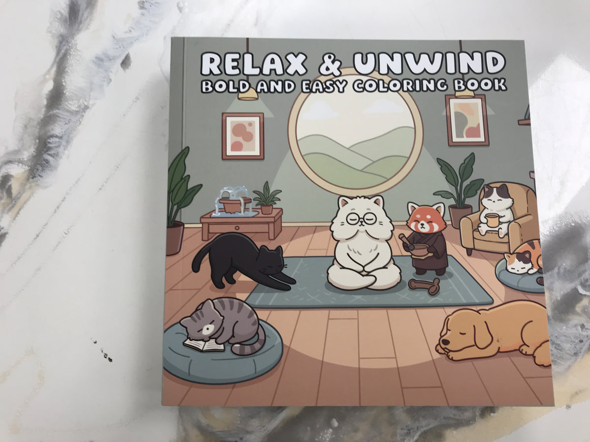 Relax & Unwind Coloring Book