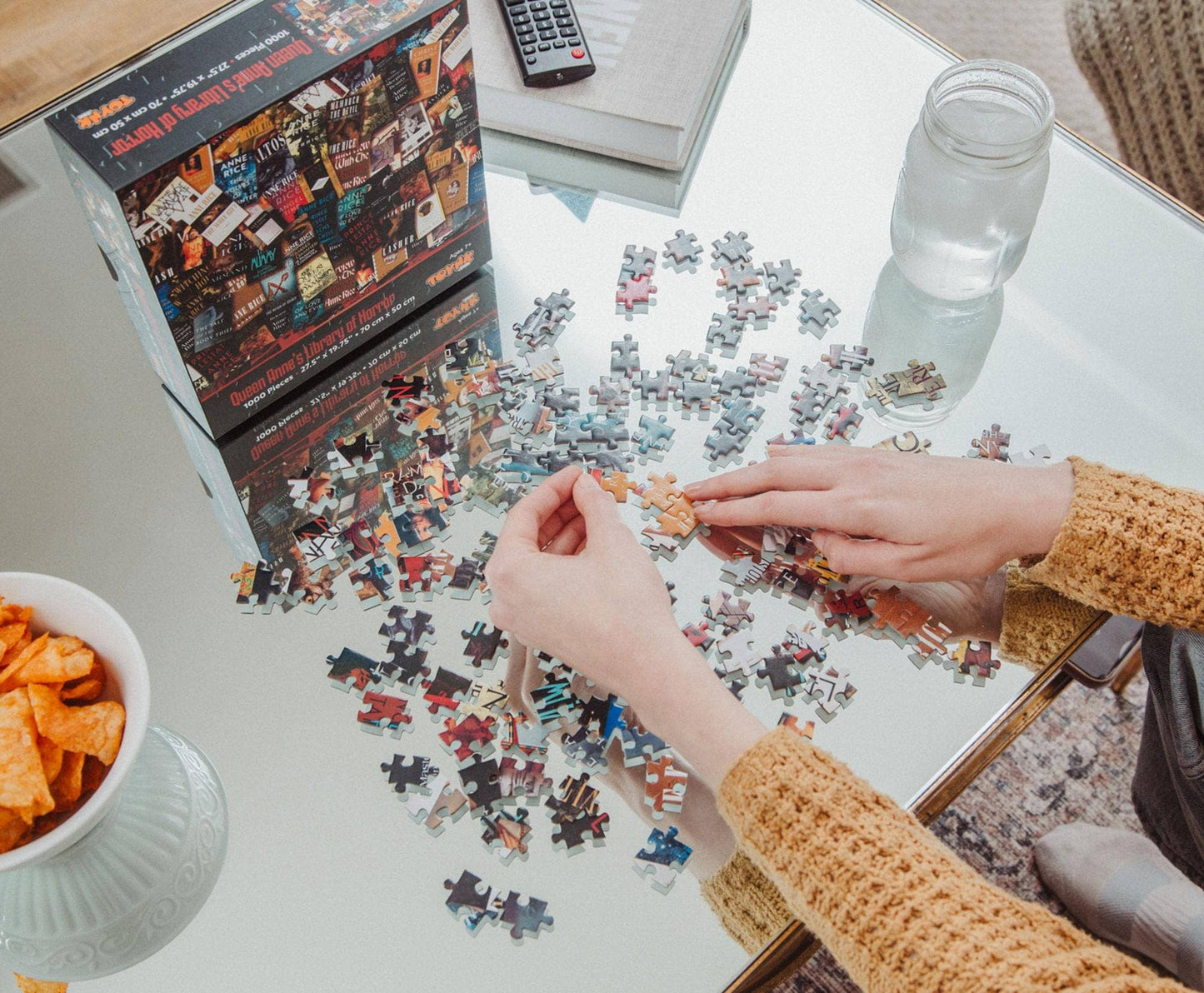 Library of Horror 1000 Piece Jigsaw Puzzle