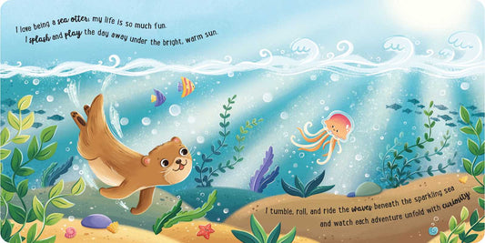 I Love Being a Sea Otter: Padded Board Book by Em Bruce