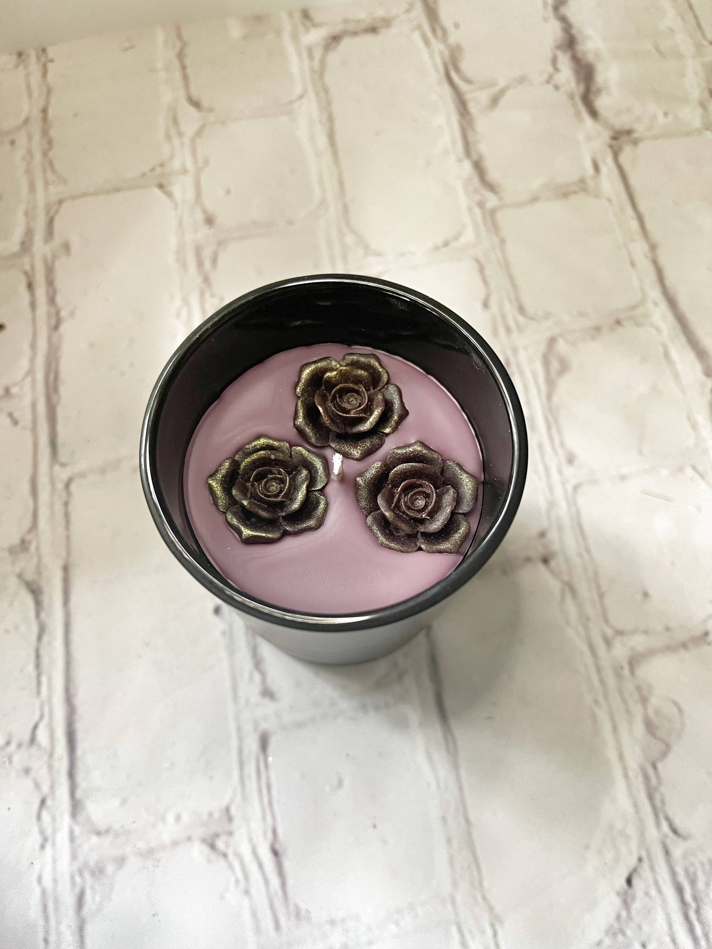Dark Romance Candles, Scented, Small candle, florals