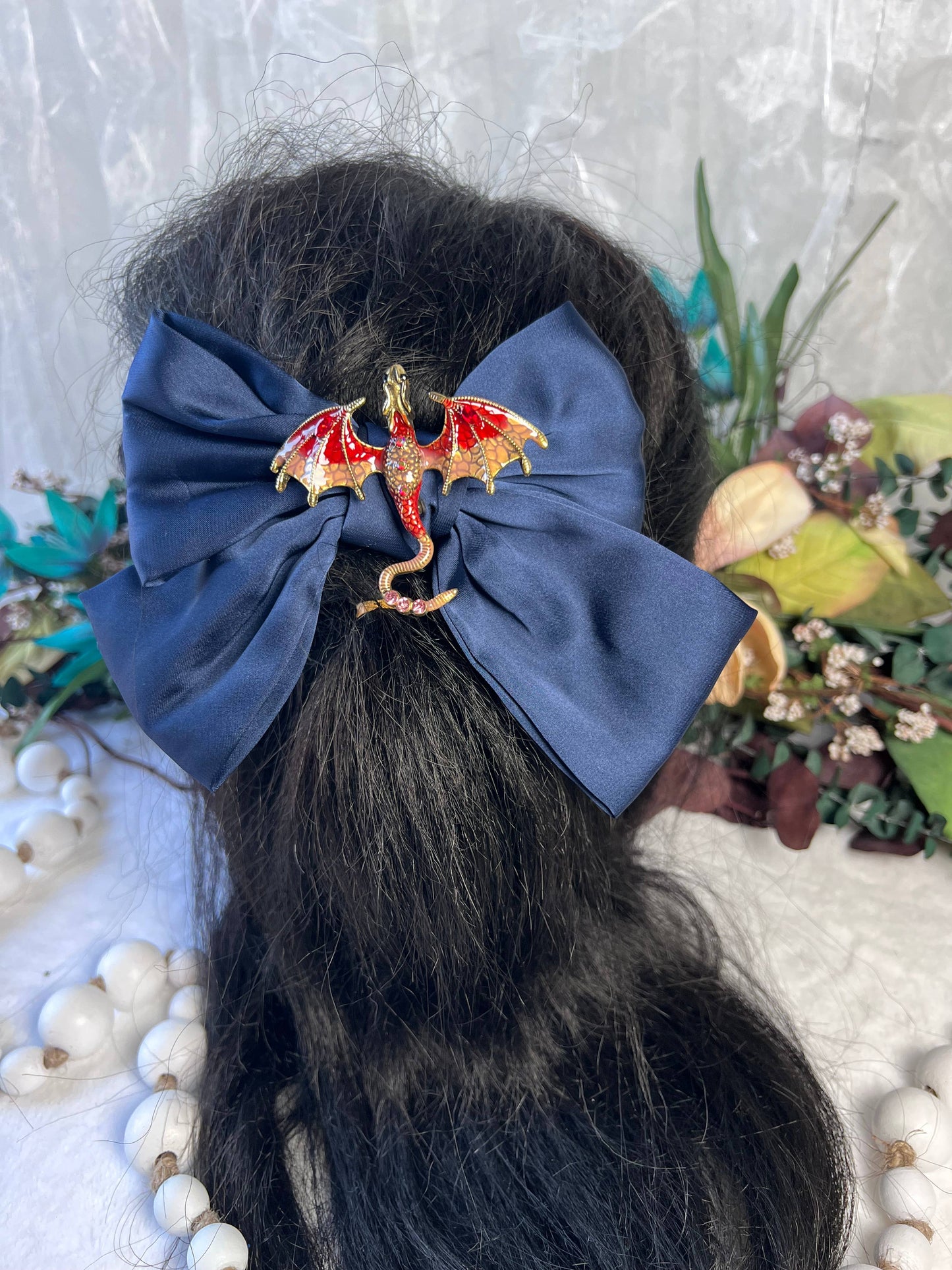 Dragon inspired hair bows 