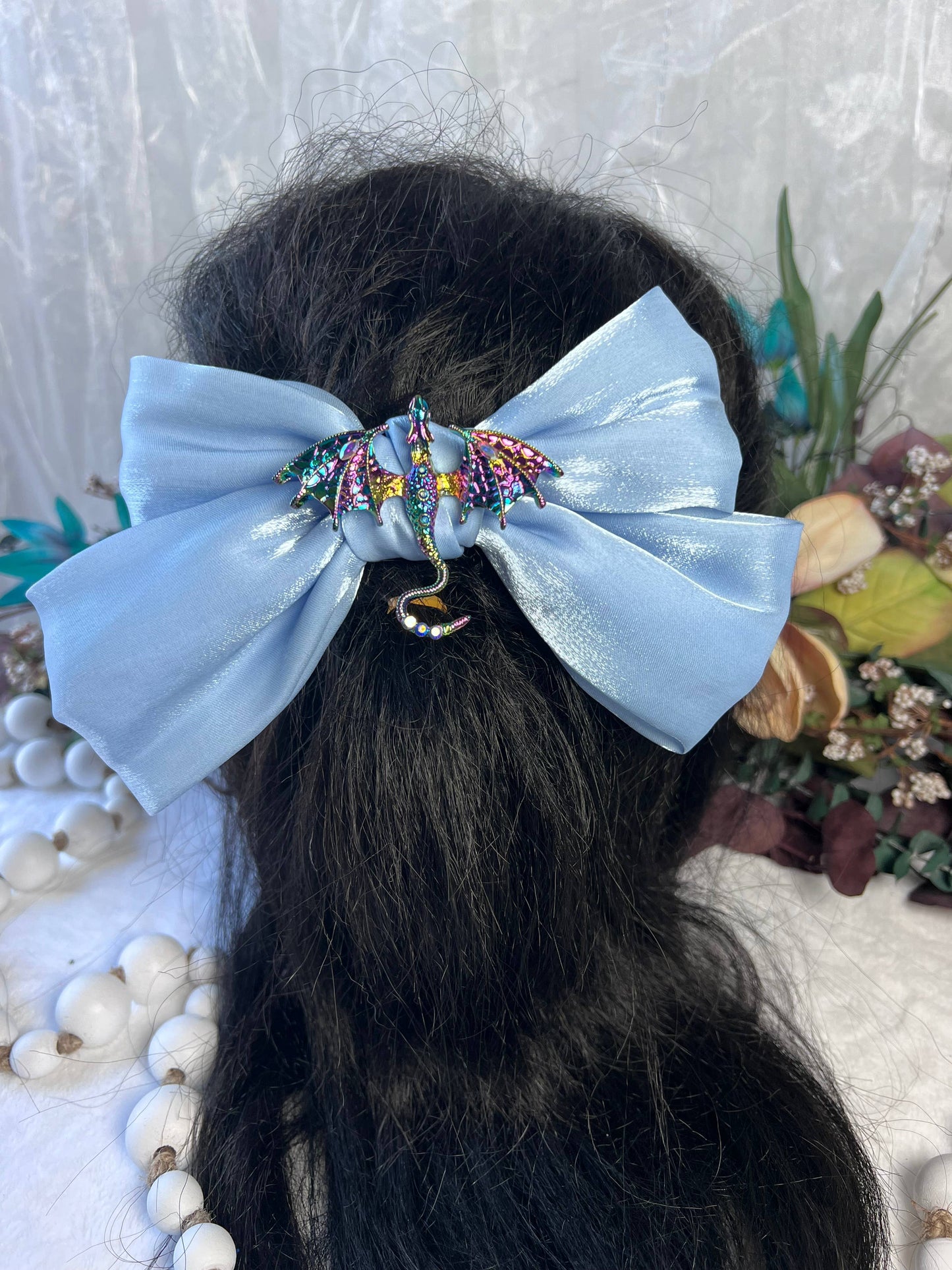 Dragon inspired hair bows 