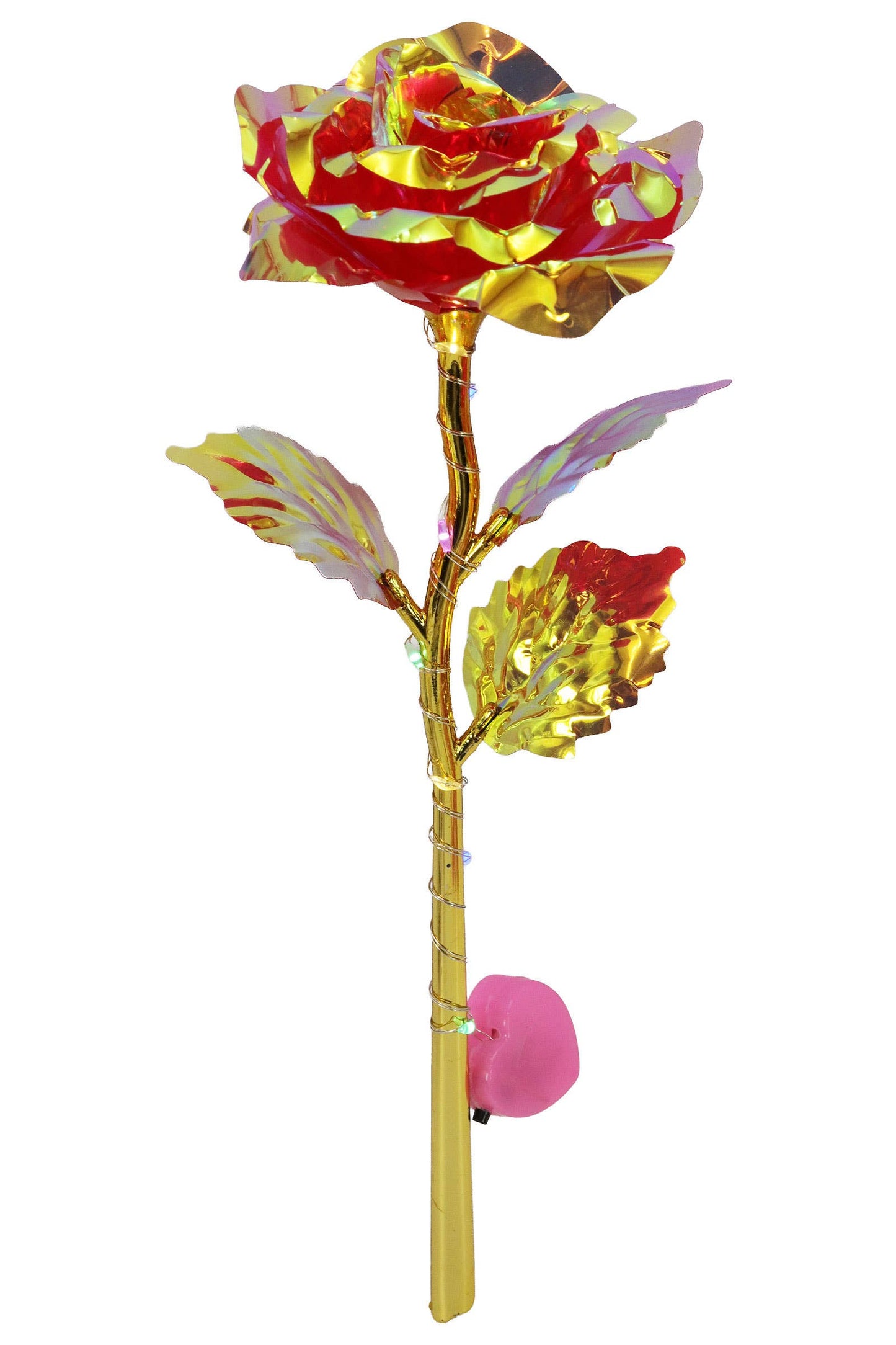 Metallic Led Light-up Galaxy Rose Bouquet