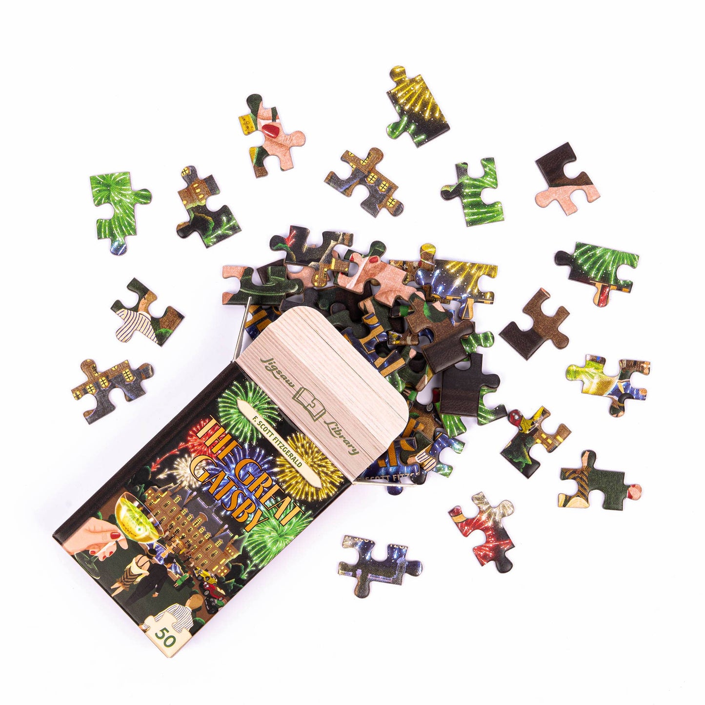 Mini Jigsaw Library Display