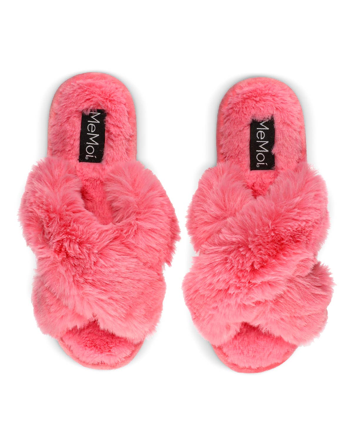 Beverly Faux Fur Open Toe Plush Slipper