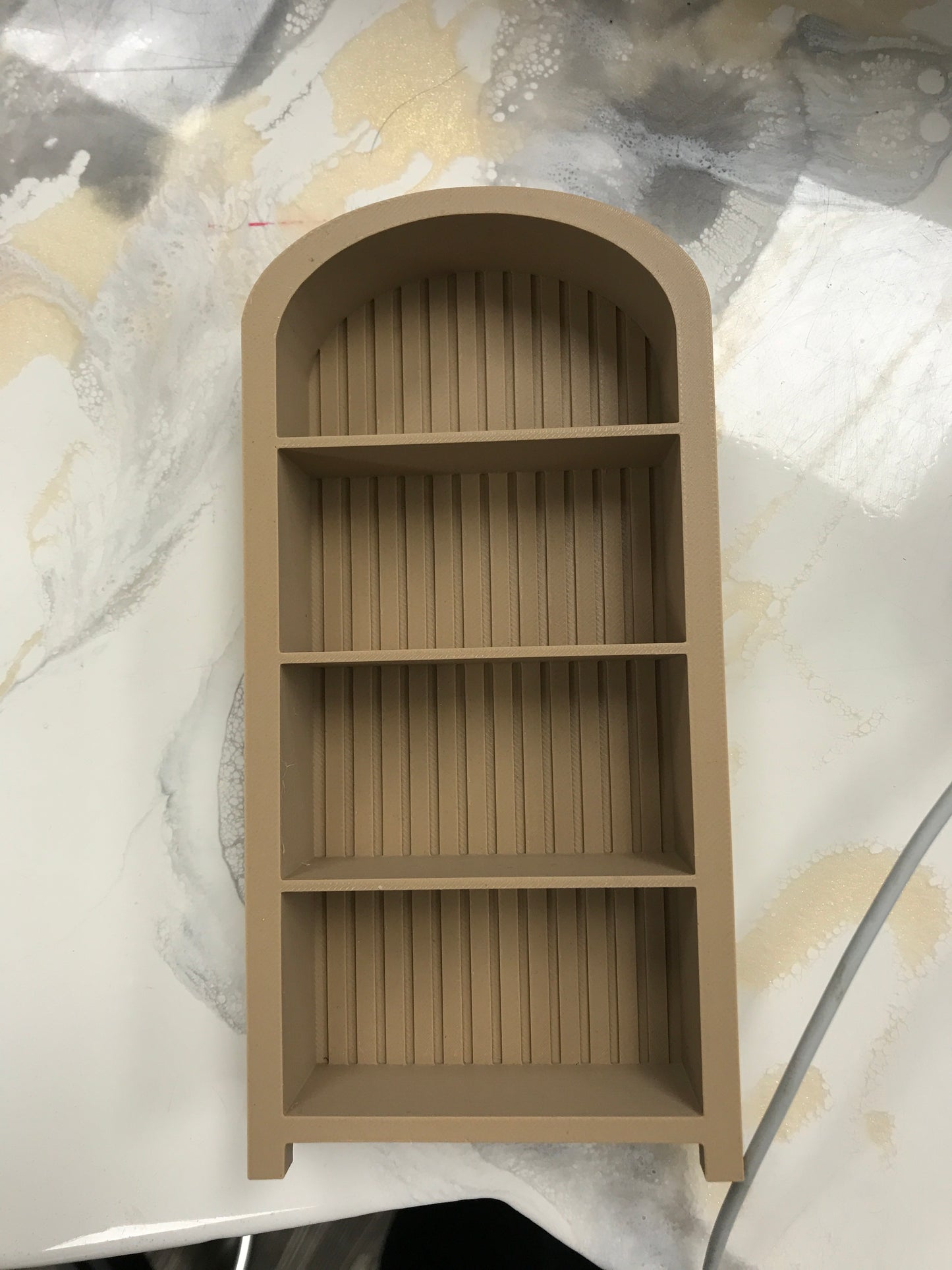 3D Bookshelf w/ 8 books