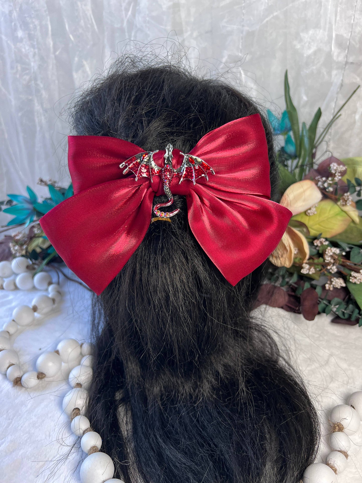 Dragon inspired hair bows 