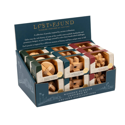 Ancient Civilizations Wood Puzzles in Mixed CDU