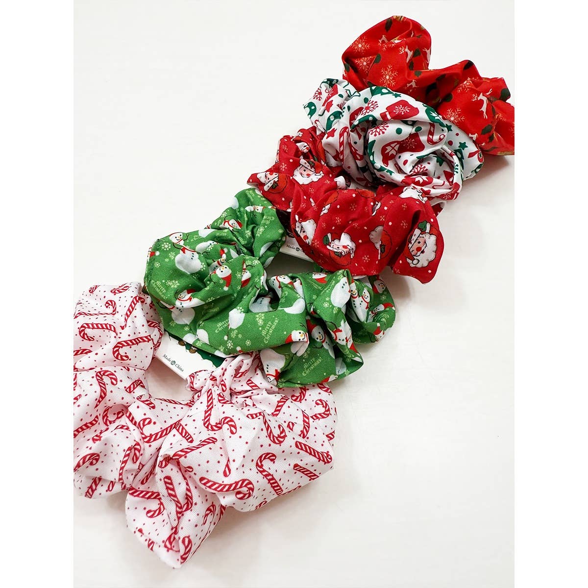 Christmas Cute Designs Mixed Scrunchie