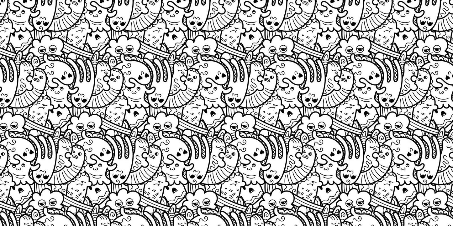 Cute & Creepy Coloring Book by IglooBooks