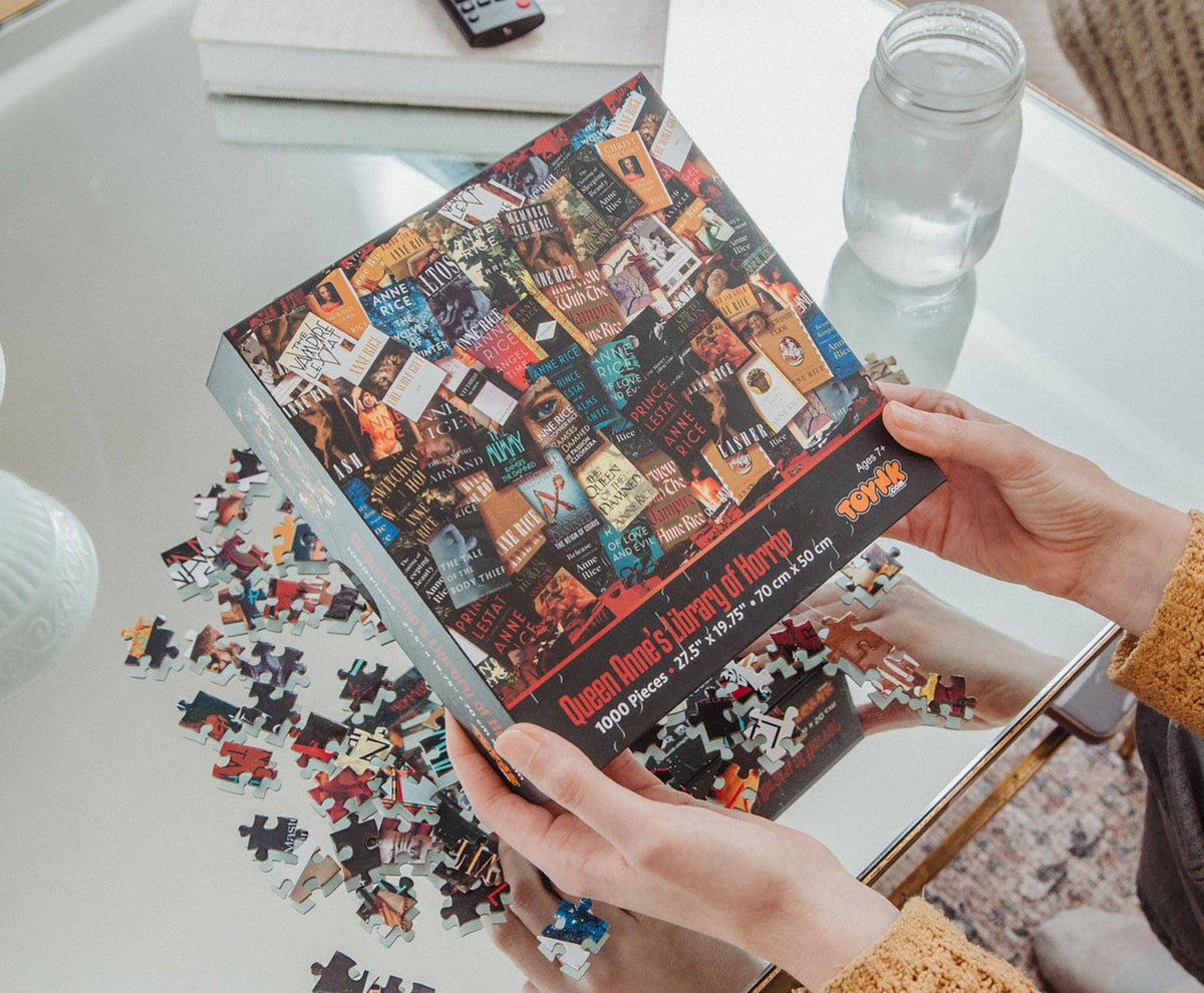 Library of Horror 1000 Piece Jigsaw Puzzle