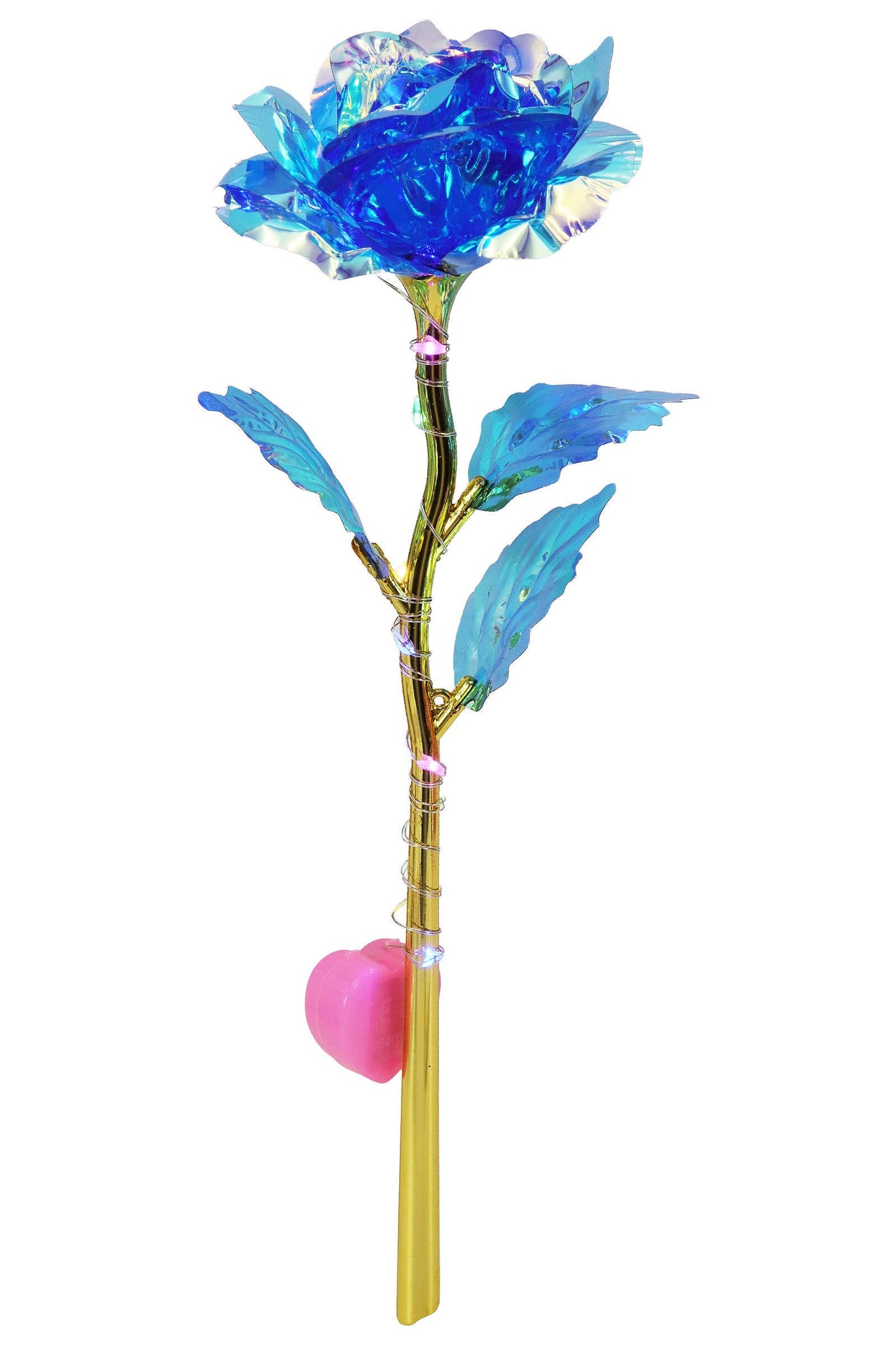 Metallic Led Light-up Galaxy Rose Bouquet