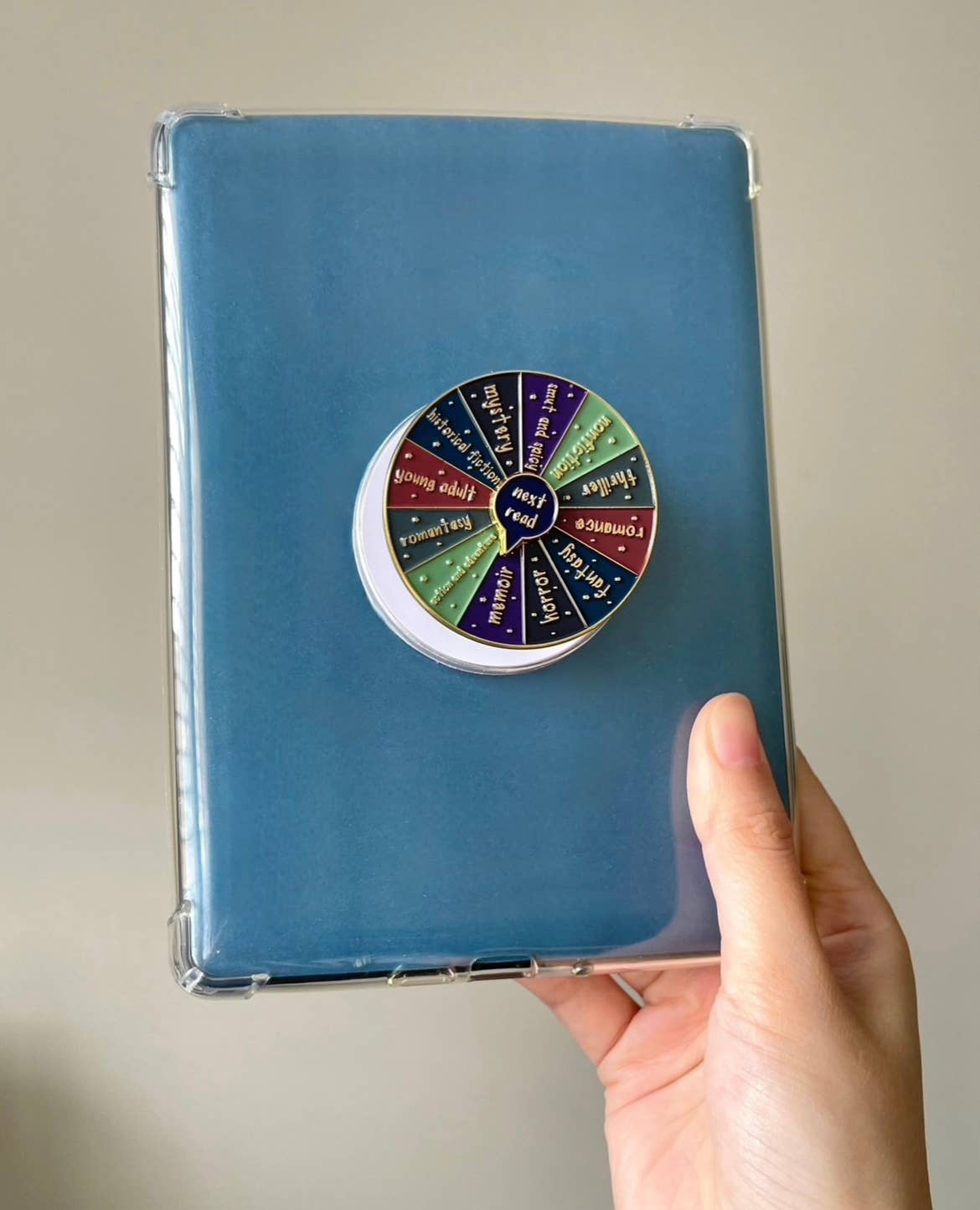 Dark Academia Book Genre Kindle Grip, Kindle Holder, Spinner