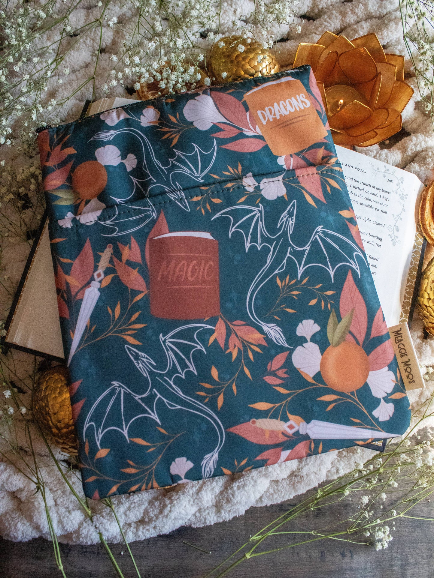 Book / Tablet Sleeve | Dragons Grove