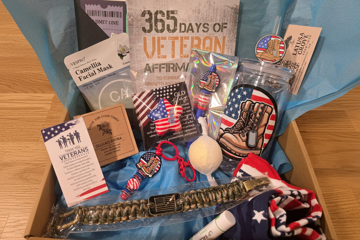 Veteran's Box - Grateful and Thankful – Faded Pages